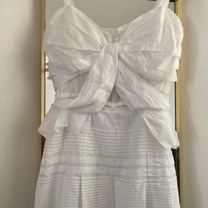 White NWT cotton Prada dress